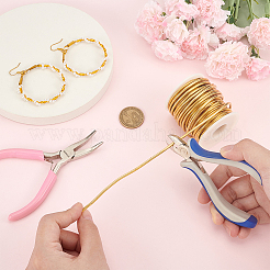 10M Round Brass Wires&nbsp;CWIR-WH0007-18G