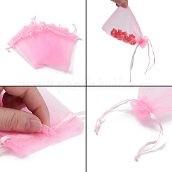 Organza Gift Bags with Drawstring&nbsp;X1-OP-R016-9x12cm-02