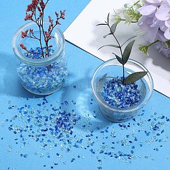 300G 5 Colors Electroplate Glass Chip Beads&nbsp;MRMJ-SC0001-37B