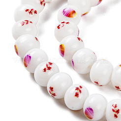 Printing Glass Beads for Necklaces Bracelets Making&nbsp;GLAA-B020-03A-03