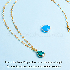 Brass Cable Chains Necklace Making&nbsp;MAK-PH0002-08