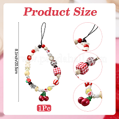 1Pc Alloy & Resin Mobile Straps&nbsp;HJEW-BM0002-14
