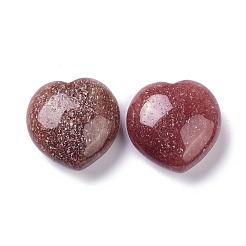 Natural Strawberry Quartz Heart Love Stone&nbsp;G-I285-06J