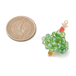 Handmade Glass Seed Beaded Pendants&nbsp;PALLOY-MZ00798