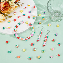 300Pcs 15 Style Handmade Polymer Clay Beads Accessories&nbsp;CLAY-GO0001-01