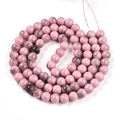 Baking Paint Glass Beads Strands&nbsp;DGLA-N013-10mm-09