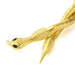 Adjustable Iron Snake Wrap Bangles&nbsp;LS-BJEW-U004-03A-G