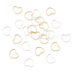24Pcs 2 Colors Brass Linking Rings&nbsp;KK-TA0003-05