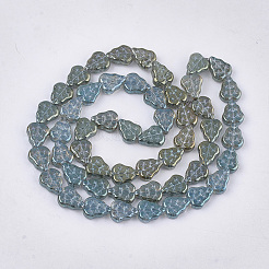Electroplate Glass Beads Strands&nbsp;X-EGLA-T017-05C
