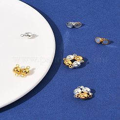 12 Sets 2 Colors Brass Magnetic Clasps&nbsp;KK-FS0001-55A