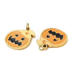 Halloween Ion Plating(IP) 304 Stainless Steel Charms&nbsp;STAS-D066-10G