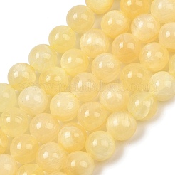 Natural Golden Silk Jade Beads Strands&nbsp;X-G-Z112-A01-8mm