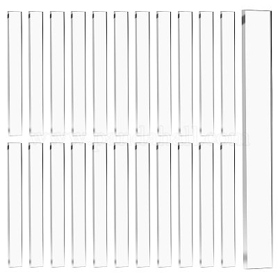 200Pcs Transparent Acrylic Sheets&nbsp;FIND-GA0007-20A-1