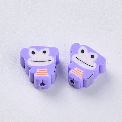 Handmade Polymer Clay Beads&nbsp;CLAY-S093-23-1