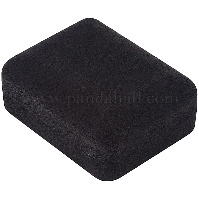 2Pcs Rectangle Flocking Plastic Boxes&nbsp;CON-BBC0001-24-1