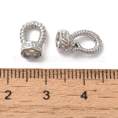 Brass Fold Over Clasps&nbsp;KK-H483-04P-1