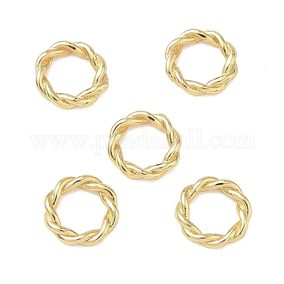 Brass Linking Rings&nbsp;KK-D289-33G-1