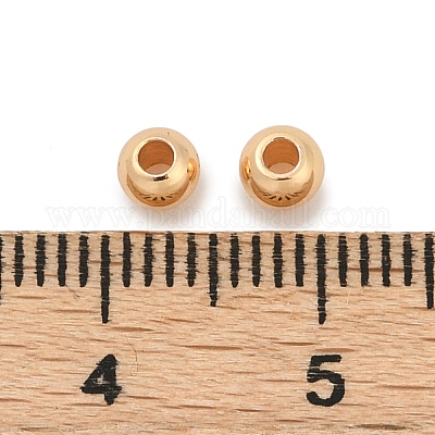 Brass Beads&nbsp;KK-E070-01H-14G-RS-1