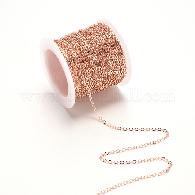 Brass Cable Chains&nbsp;CHC-T008-06C-RG-1