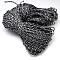7 Inner Cores Polyester & Spandex Cord Ropes, with Patterns, for Rope Bracelets & Shoe Lace Cord Making, Light Grey, 4mm, about 109.36 yards(100m)/bundle, 420~500g/bundle