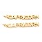 Brass Pendants, with Jump Rings, Cadmium Free & Lead Free, Long-Lasting Plated, Constellation/Zodiac Sign, Golden, Capricorn, Capricorn: 4x31x1.5mm, Hole: 3mm