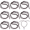 Rope Adjustable Necklaces Making, Coffee, 13.39~26.77 inch(34~68cm)