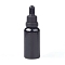 Empty Glass Dropper Bottles, for Essential Oils Aromatherapy Lab Chemicals, Black, 8.8cm, Capacity: 15ml