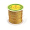 Nylon Thread, with Metallic Cords, Gold, 0.8mm, about 71.08 yards(65m)/roll