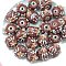 Opaque Acrylic Beads, Hand Painted Beads, Enamel Style, Rondelle, Camel, 18~23mm