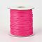 Eco-Friendly Korean Waxed Polyester Cord, Deep Pink, 3mm, about 41.01~41.56 Yards(37.5~38m)/Roll