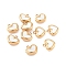 Ion Plating(IP) 304 Stainless Steel Pendants, with Shell, Heart, Golden, 11x11x4mm, Hole: 1.8mm