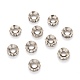 Brass Rhinestone Spacer Beads&nbsp;RB-A020-9mm-01P-2