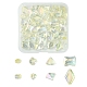 Electroplate Transparent Glass Beads&nbsp;EGLA-YW0003-22D-1