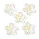 Transparent Spray Paint Glass Beads&nbsp;GLAA-Z011-07M-1
