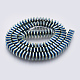 Electroplated Non-magnetic Synthetic Hematite Bead Strand&nbsp;G-E495-08F-2