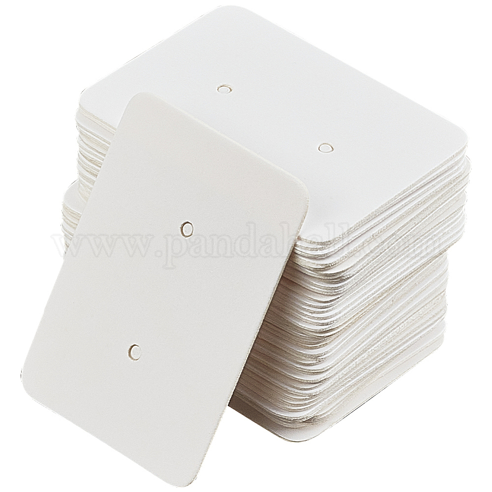 Wholesale 300Pcs Paper Jewelry Earring Display Cards with Hanging Hole ...