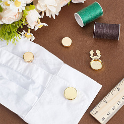 4Pcs 2 Styles Brass Cufflinks&nbsp;BUTT-ME0001-08