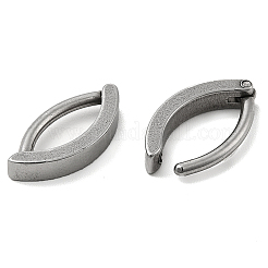 Non-Tarnish 304 Stainless Steel Curved Belly Ring Hoop&nbsp;STAS-B035-01P