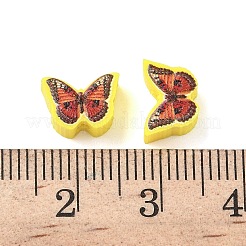 Printed Handmade Polymer Clay Beads&nbsp;CLAY-I016-03