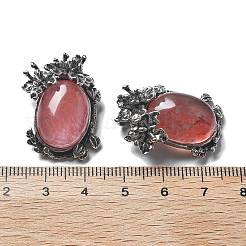 Cherry Quartz Glass Pendants&nbsp;G-H083-01AS-08