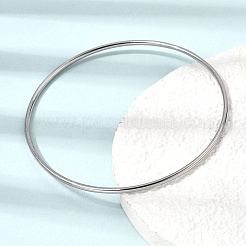 2MM 304 Stainless Steel Bangles for Women&nbsp;SA-CBA37BC-23C-P