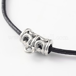 Adjustable Cowhide Leather Cord Pendant Necklaces&nbsp;NJEW-JN01487