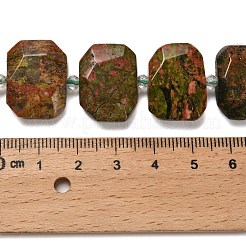 Natural Unakite Beads Strands&nbsp;G-H078-B13-01