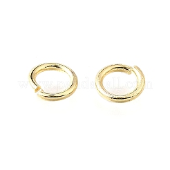 Brass Open Jump Rings&nbsp;KK-V007-004G-08