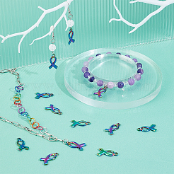 40Pcs Alloy Pendants Enamel Settings&nbsp;FIND-PH0001-66