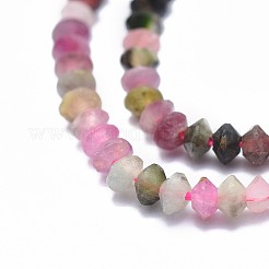 Natural Multicolor Tourmaline Beads Strands&nbsp;G-I249-D04-02