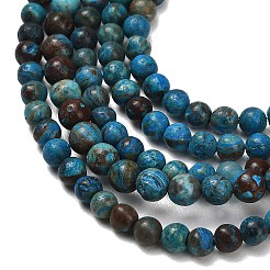 Natural Chrysocolla Beads Strands&nbsp;G-C289-B02-4mm