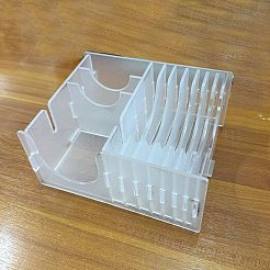 Acrylic Record Display Stands&nbsp;ODIS-WH0078-39