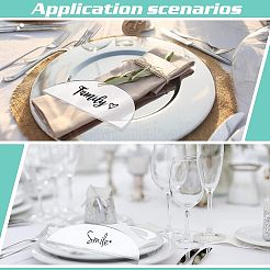 24Pcs Acrylic Wedding Place Card&nbsp;AJEW-FG0002-07
