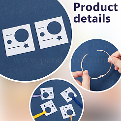 50Pcs Square Acrylic Embroidery Thread Organizer&nbsp;DIY-OC0012-63